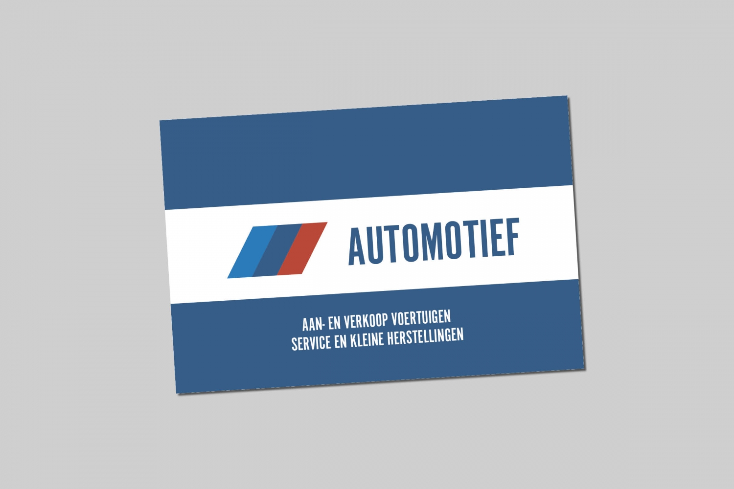 Opmaak logo en drukken naamkaartjes Bissegem