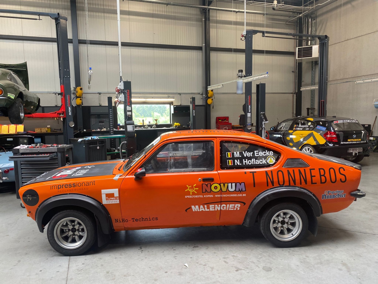 Belettering rallywagen Zonnebeke