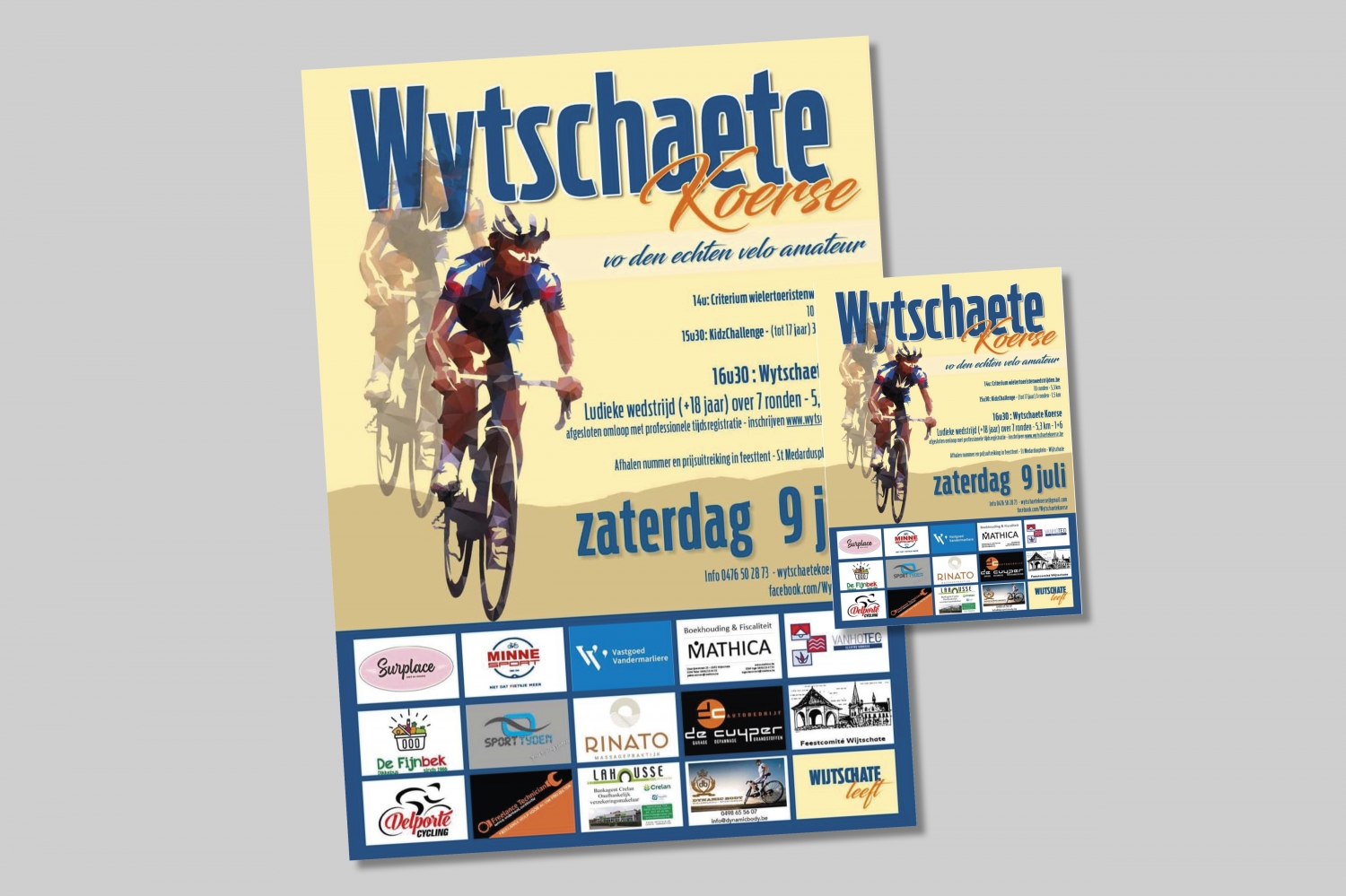 Affiche en flyers Wijtschate Heuvelland