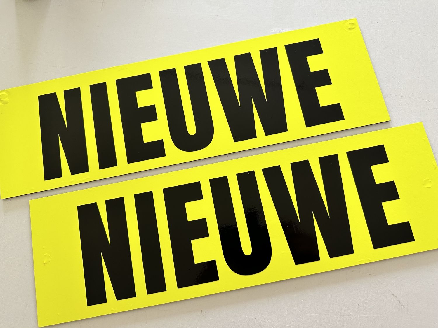 Belettering aardappel automaat Dikkebus