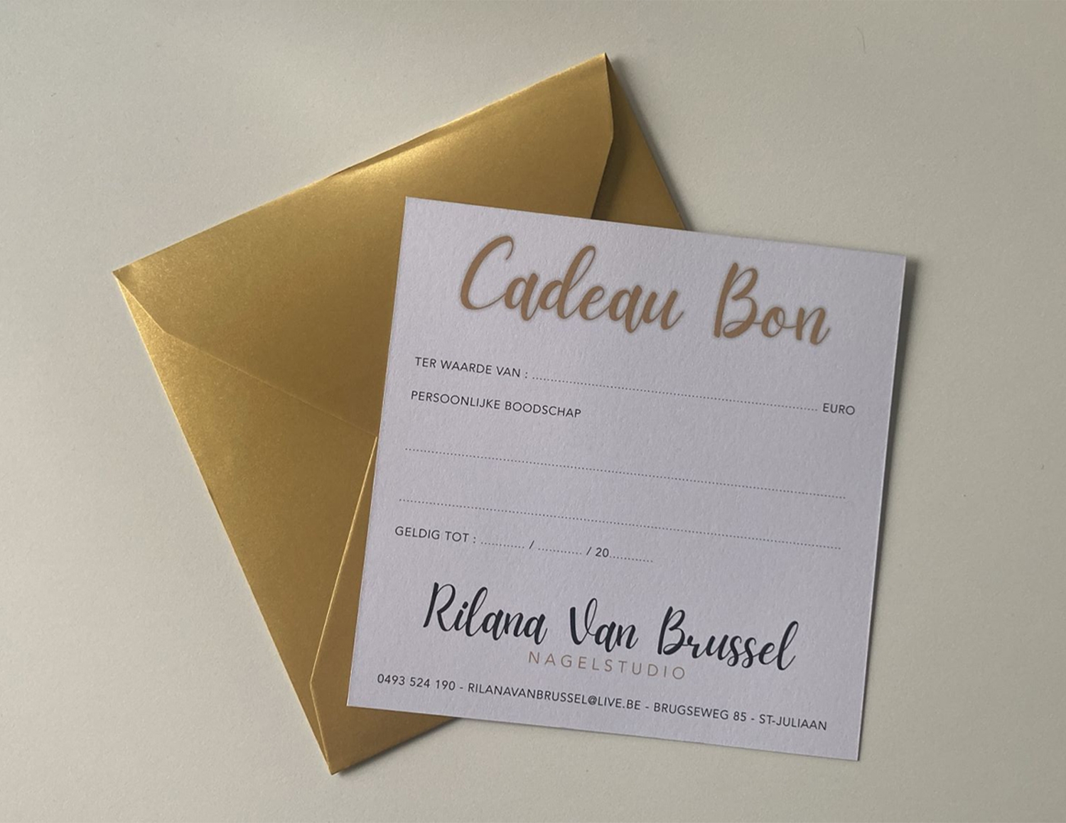 Drukken cadeaubonnen Sint-Juliaan - Langemark
