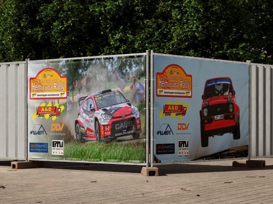 Banner voor werfhekken