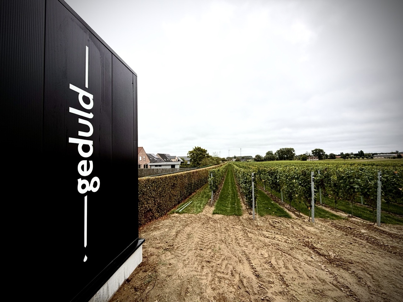 Belettering gebouw Beselare